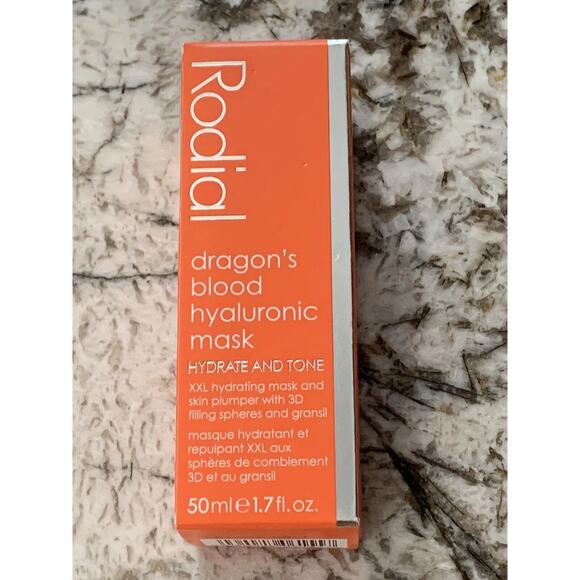 Rodial Dragon's Blood Hyaluronic Mask Hydrate Tone 1.7 Fl.Oz. / 50ml -ret $58 - Picture 2 of 4